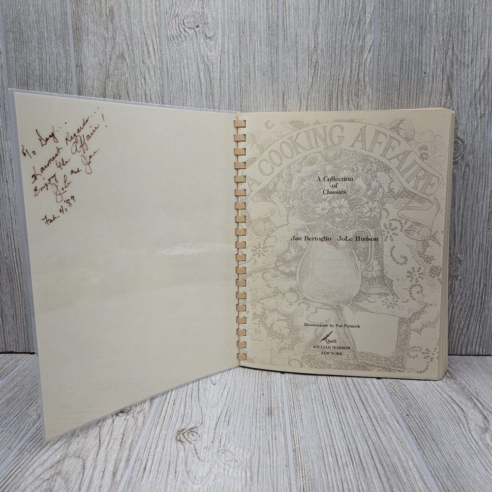 A Cooking Affaire: A Collection of Classics Jan Bertoglio Jole Hudson Signed 1st - Picture 6 of 10
